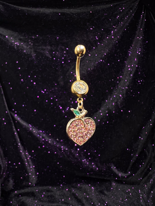 Perfect Peach Belly Ring