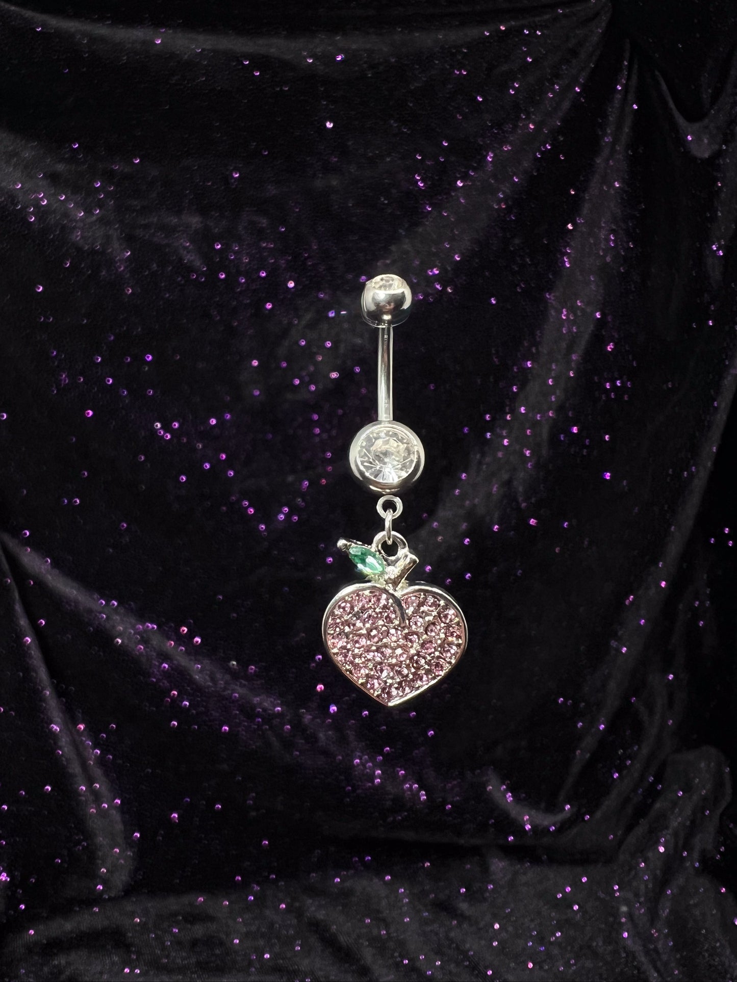 Perfect Peach Belly Ring