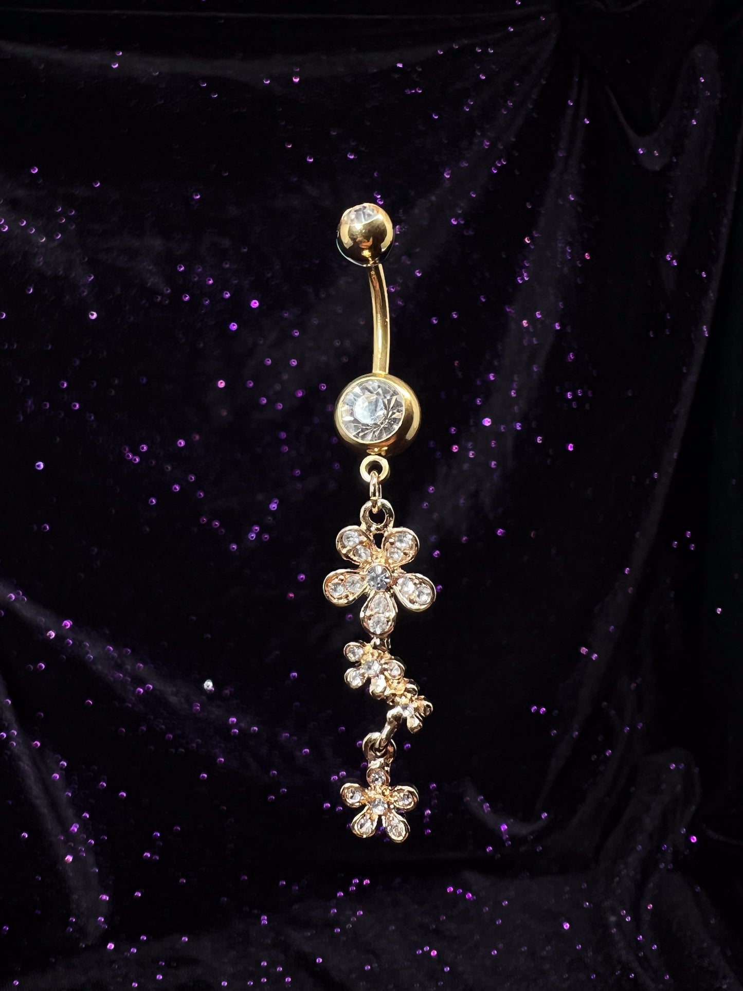 Chrome Daisies Belly Rang